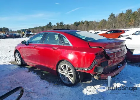 2013 Lincoln Mkz Hybrid из США, поврежденный, VIN 3LN6L2LU1DR822531